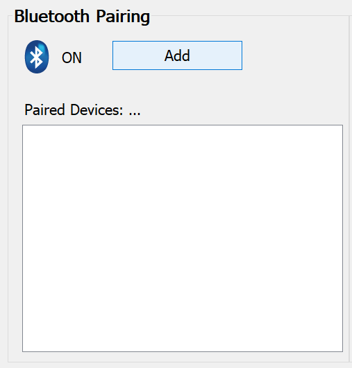 Start Bluetooth pairing
