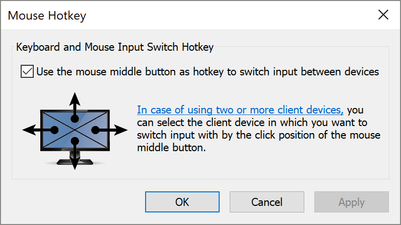 Mouse Hotkey Setting Dialog